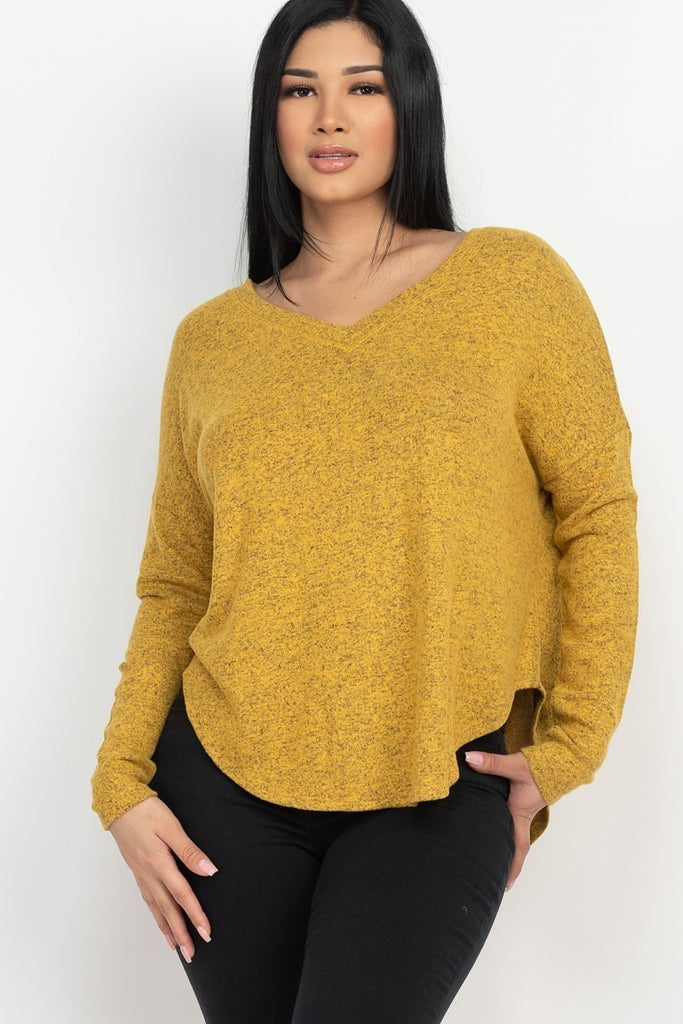 Plus Dolman Sleeve Cozy Top