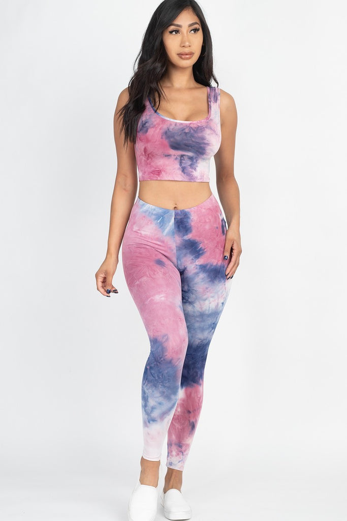 Tie Dye Yoga Gym Set